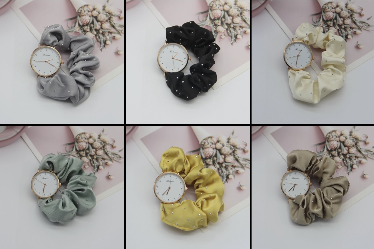 Stone Scrunchie Watch