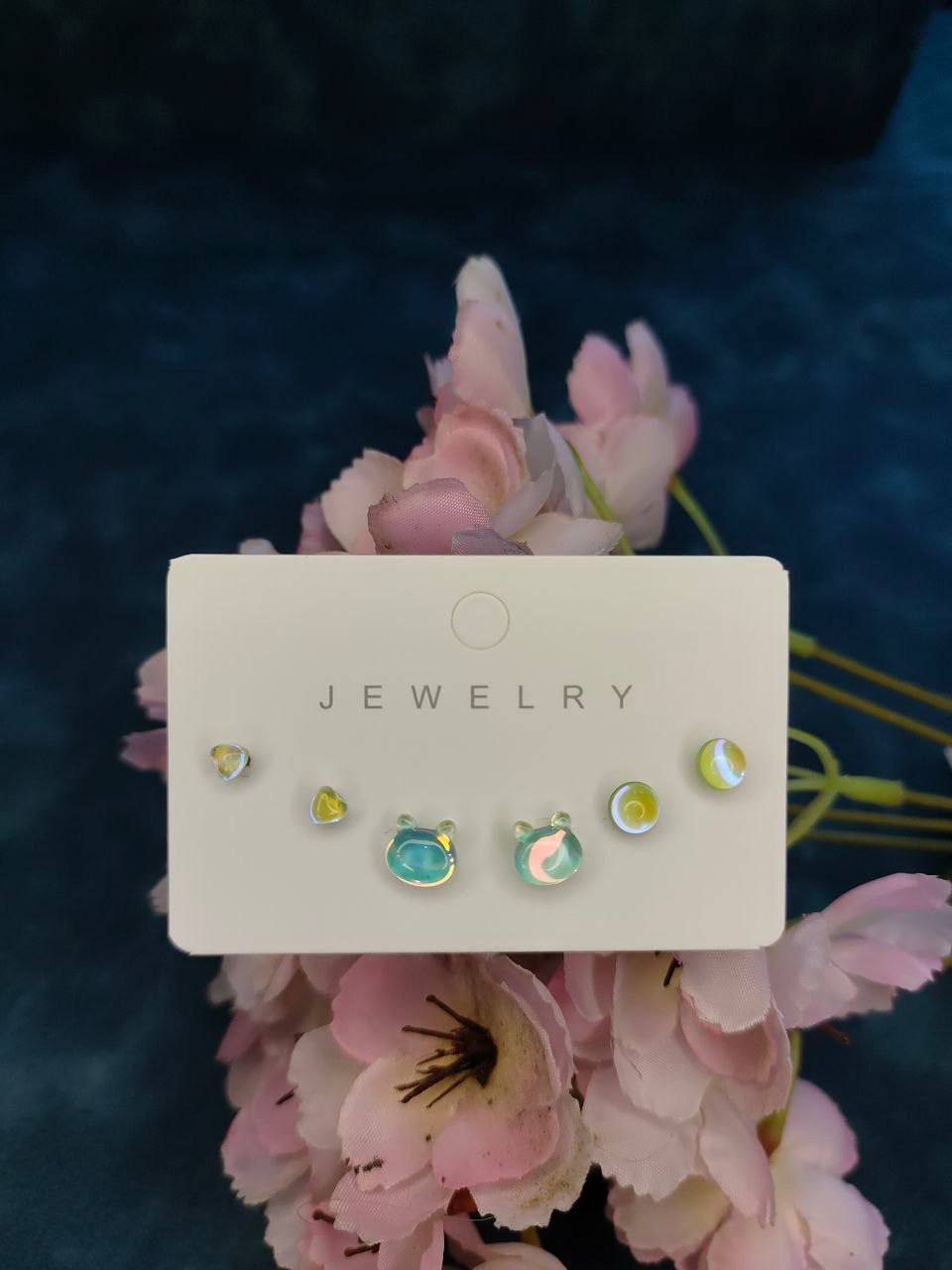 RAINBOW EARRINGS SET 3in1(JE-14)