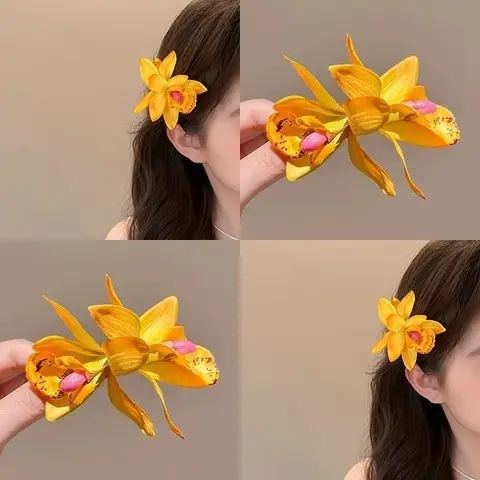 HAWAIIAN FlOWER HAIR CLIP (HX-24)